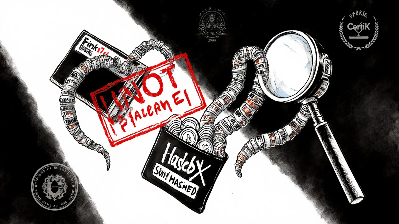 Wallet being drained by phishing tentacles as &#039;NOT REAL&#039; stamp appears above AnimeSwap name.