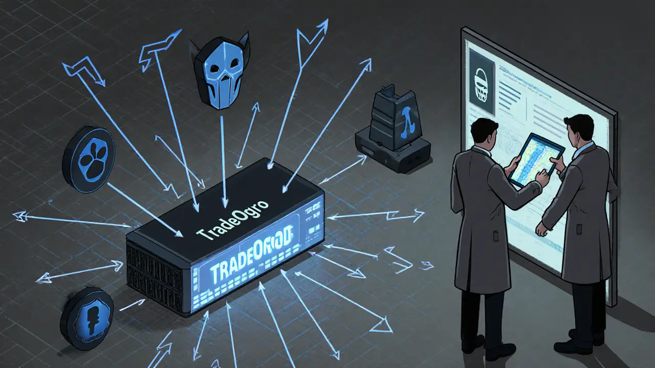 RCMP detectives analyze blockchain trails linking TradeOgre to darknet crime.