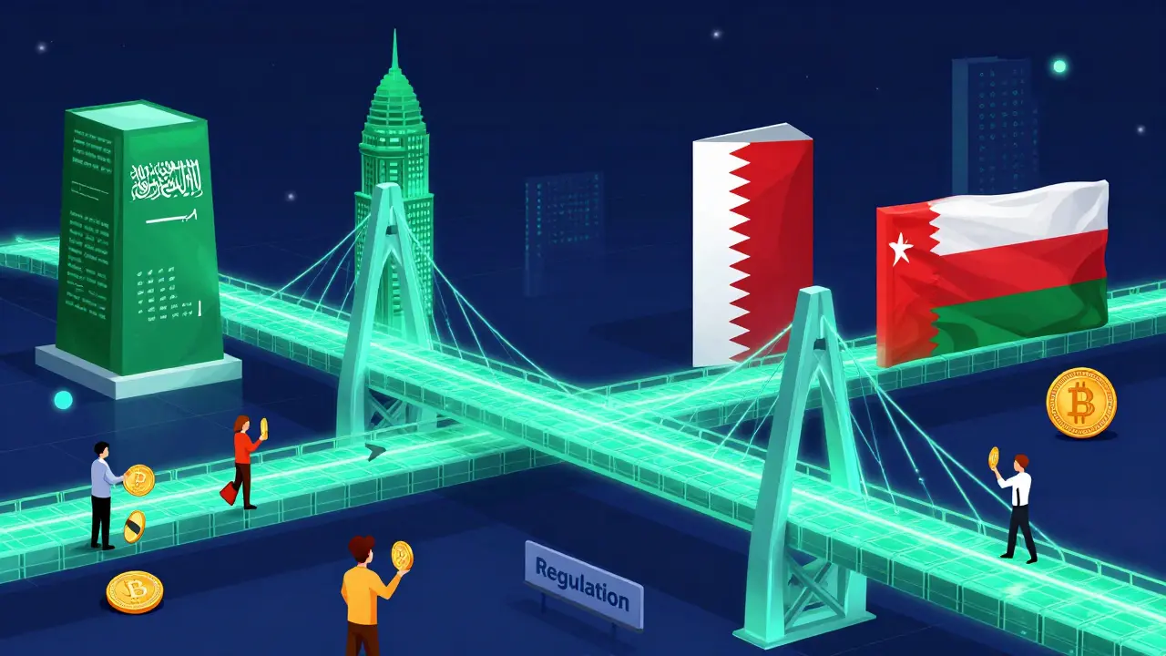 Digital bridge connecting GCC central banks while retail crypto is blocked