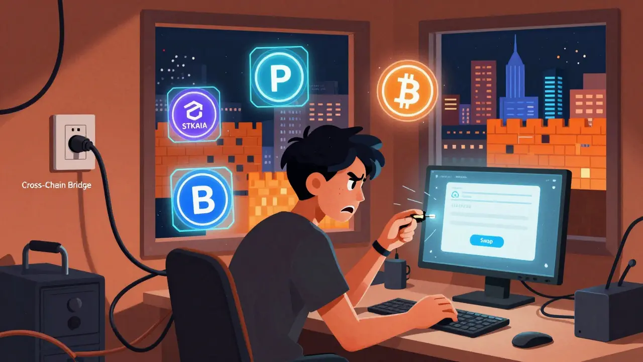Frustrated developer unable to bridge assets in isolated ecosystem