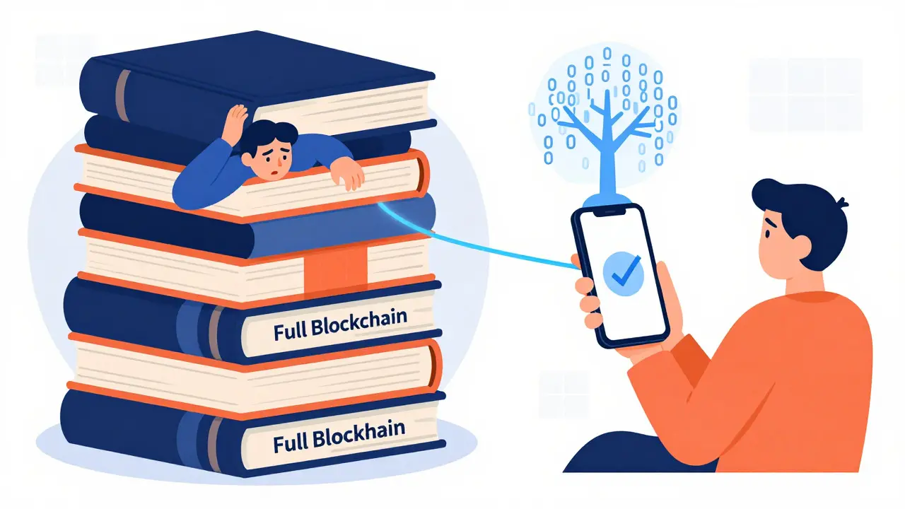 How Merkle Proofs Verify Blockchain Transactions Efficiently
