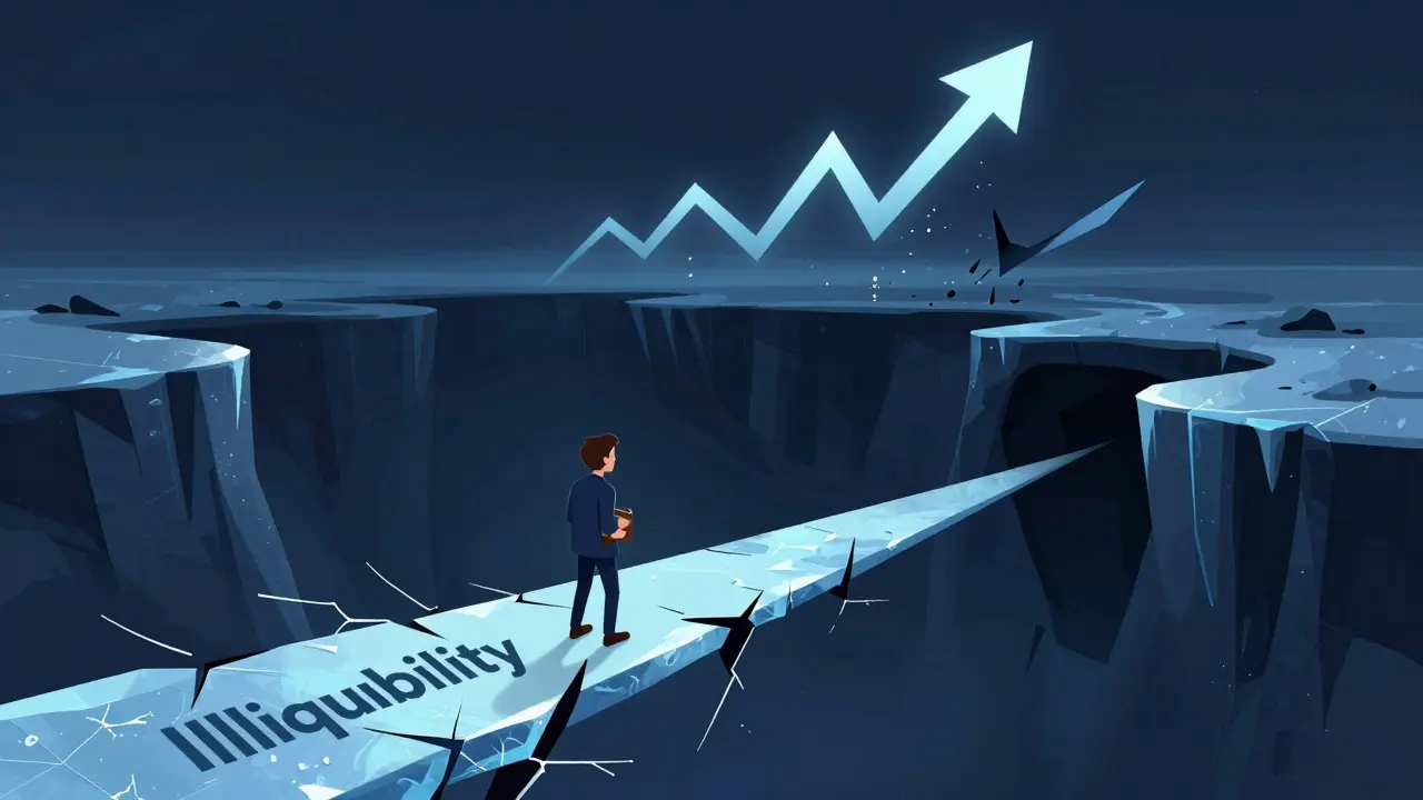 Metaphorical image of risky trading on illiquid decentralized exchanges